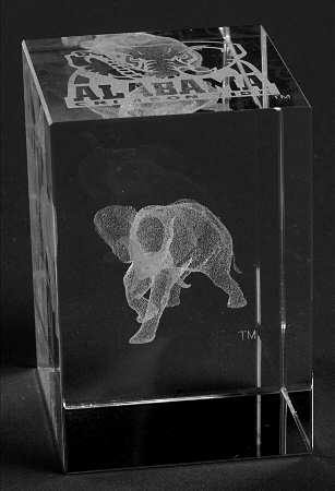 Collegiate Cube Paperweight University Of Alabama - Boxed