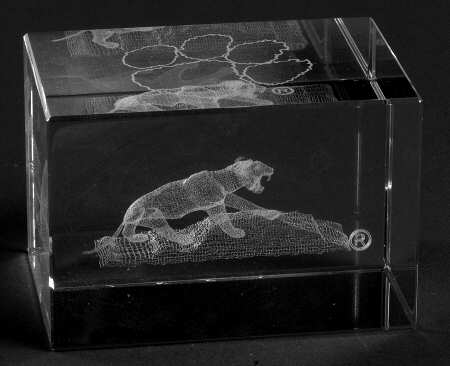 Collegiate Cube Paperweight Clemson - Boxed