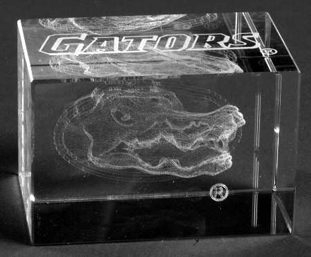 Collegiate Cube Paperweight University Of Florida - Boxed