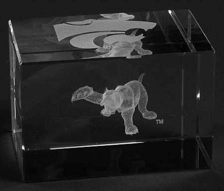Collegiate Cube Paperweight Kansas State University - Boxed