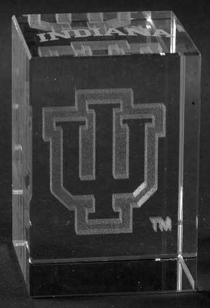 Collegiate Cube Paperweight Indiana University - Boxed