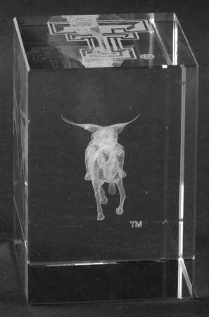 Collegiate Cube Paperweight Texas Tech - Boxed