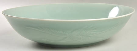 Celadon Giftware Crane Serving Bowl - No Box