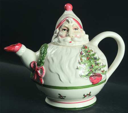 Department 56 Christmas Figurines Christmas Kringles Tea Pot - Boxed