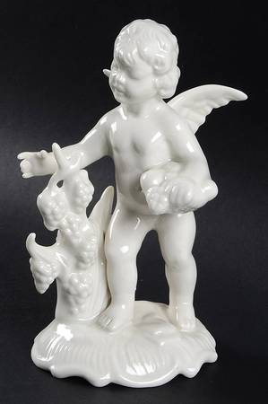 Four Seasons Cherubs Summer-Grapes - No Box