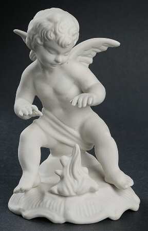 Four Seasons Cherubs Winter-Fire - No Box
