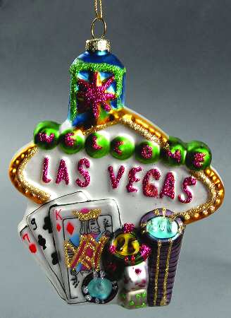 Blown Glass Ornaments Las Vegas - Boxed