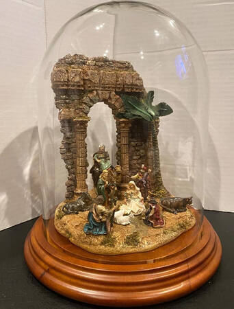 Department 56 Giftware Neapolitan Bell Jar Nativity - Boxed