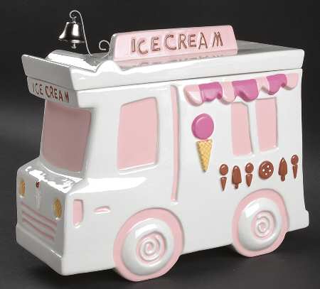 Department 56 Giftware Ice Cream Truck Cookie Jar - No Box