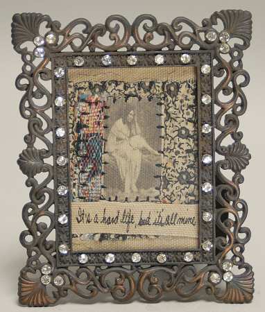 Department 56 Giftware Fabric Collage W/ Metal Frame - Boxed