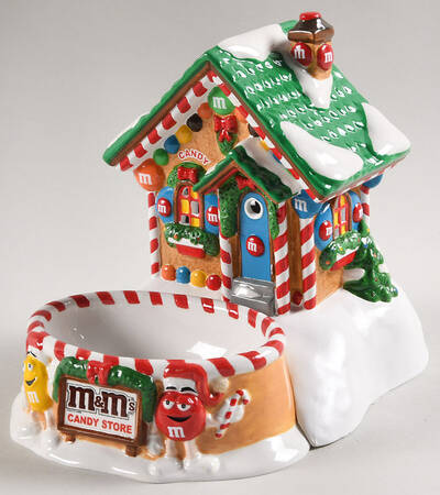 M&M's Lit House & Candy Dishes M&M Candy Store - Boxed