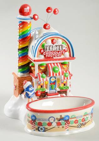 M&M's Lit House & Candy Dishes M&M Chocolate Factory - Boxed
