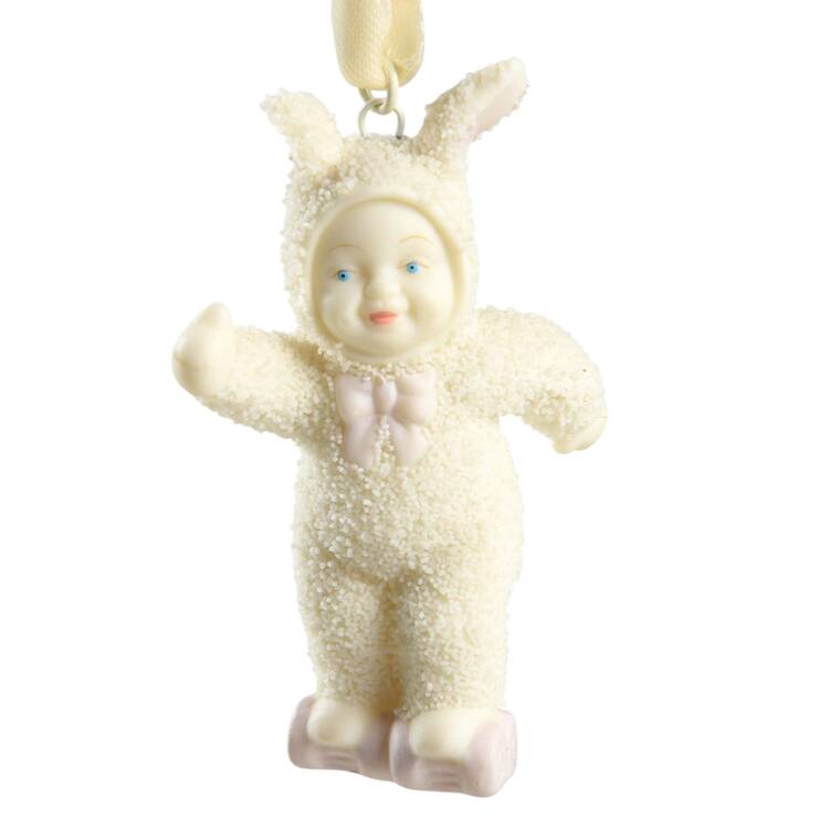 Snowbunnies Mini Ornament Tree Roller Skating - No Box
