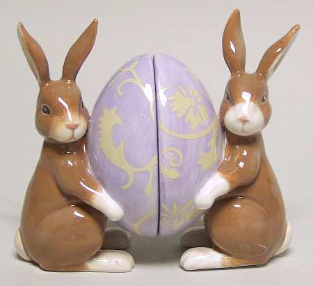 Woodland Spring Bunny Salt & Pepper Set - Boxed