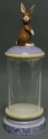 Woodland Spring Rabbit Jelly Bean Jar - Boxed
