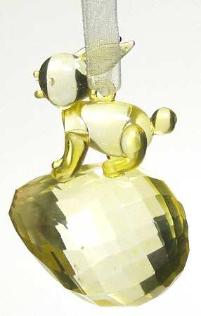 Easter Ornaments Crystal Bunny On Egg - Boxed