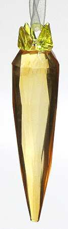 Easter Ornaments Crystal Carrot Ornament - Boxed