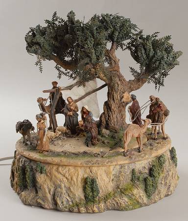 The Holy Land Revolving Nativity Scene - Boxed
