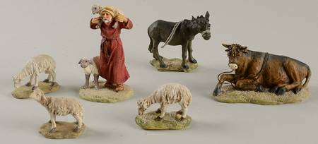 The Holy Land Good Shepherd & His Animals - No Box