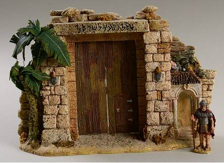 The Holy Land Caravansary Gate & Guard - With Box