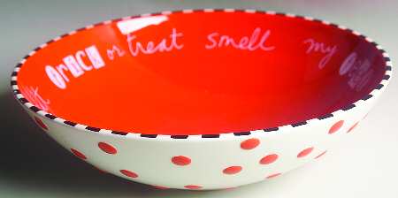 Glitterville Halloween Candy Bowl Large - No Box