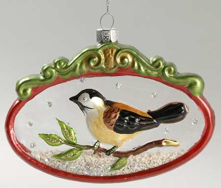 Department 56 Ornaments Nuthatch Disk - No Box