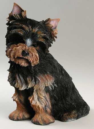 Danbury Mint Figurine Li'l Yorkie Pup - Boxed