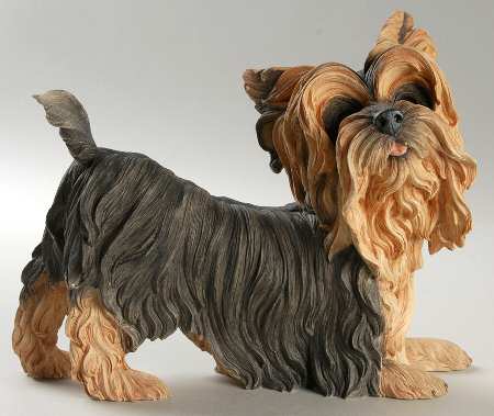Danbury Mint Figurine Playmate Wanted-Yorkie - Boxed