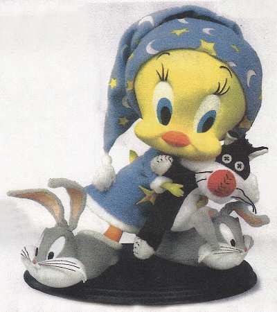 Danbury Mint Figurine Sweet Dreams, Puddy Tat - Boxed