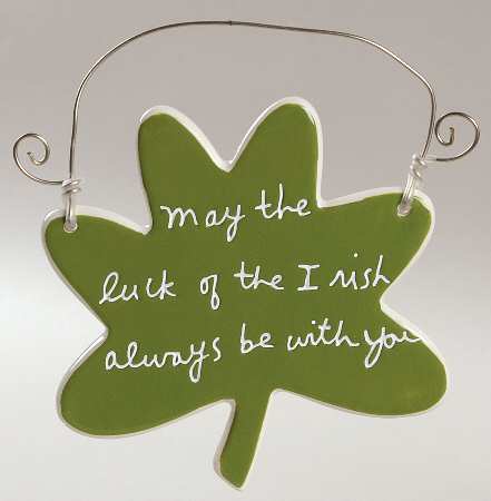 Messages From the Heart May The Luck Of The Irish Be With You - Boxed