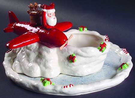 Santa & Reindeer (2 Piece) Chip & Dip Set
