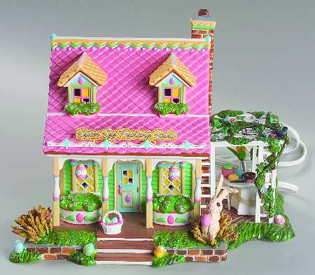 Snow Village Easter Easter Egg Painting Studio - Boxed