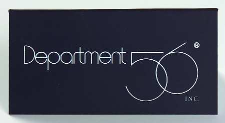 Advertising Signs Department 56 Black - White Logo - Plastic Advertising Signs