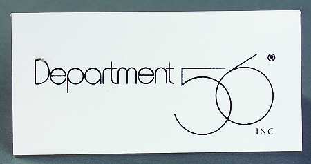 Advertising Signs by Department 56