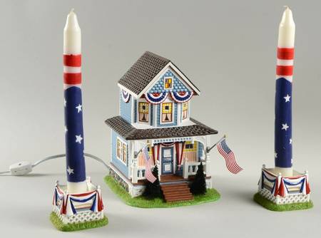 American Pride Collection Fourth Of July House - Boxed