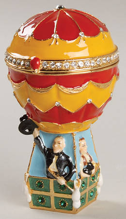 Wizard of Oz Bejeweled Boxes Sailing Away - Boxed