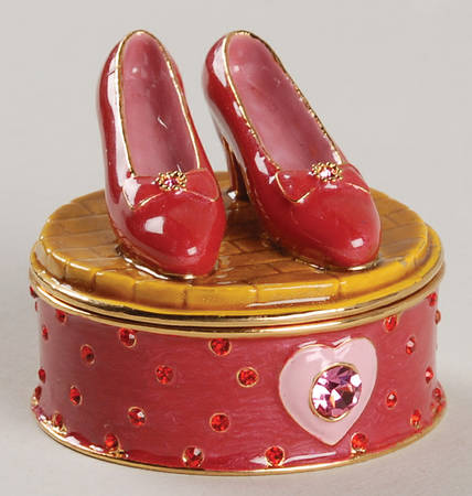 Wizard of Oz Bejeweled Boxes Ruby Slippers - Boxed