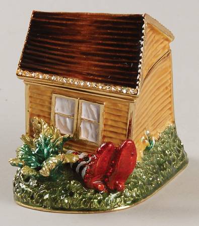 Wizard of Oz Bejeweled Boxes Dorothy's House - Boxed