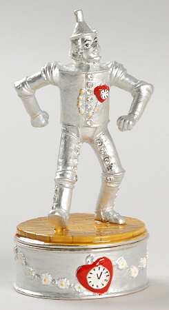 Wizard of Oz Bejeweled Boxes Tin Man - Boxed