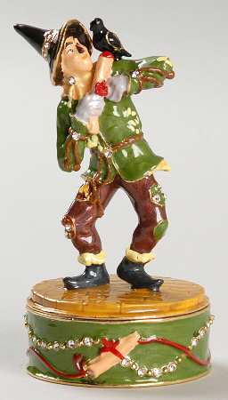 Wizard of Oz Bejeweled Boxes Scarecrow - No Box