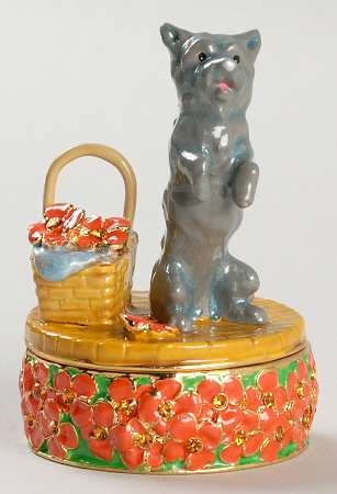 Wizard of Oz Bejeweled Boxes Toto - Boxed