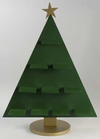 Christmas Bejeweled Boxes Christmas Tree Display Shelf - Display Rack Wood
