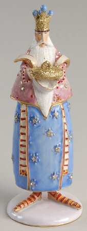 Christmas Bejeweled Boxes Krinkles Magi-Blue - Boxed