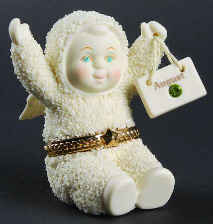Happy Birthday To Me-Snowbabies August - Boxed