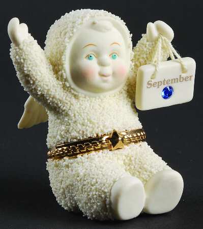 Happy Birthday To Me-Snowbabies September - Boxed