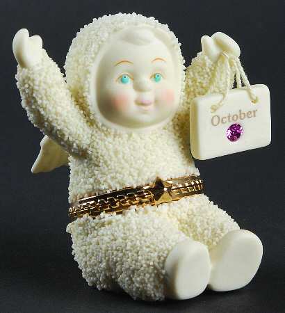 Happy Birthday To Me-Snowbabies October - Boxed