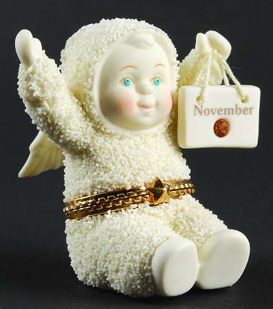 Happy Birthday To Me-Snowbabies November - Boxed