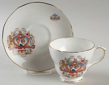 Duchess Royalty Giftware Charles And Diana Marriage Cup & Saucer - No Box