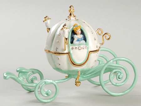 Disney Princesses-Bejeweled Boxes Cinderella's Coach - Boxed