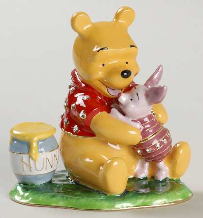 Winnie the Pooh Bejeweled Boxes Best Friends - Boxed